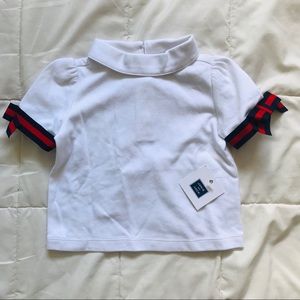 Janie and Jack - Sailor style collared top